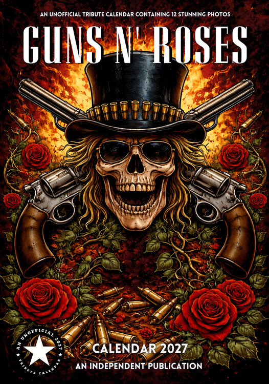 Kalender 2027 Guns & Roses
