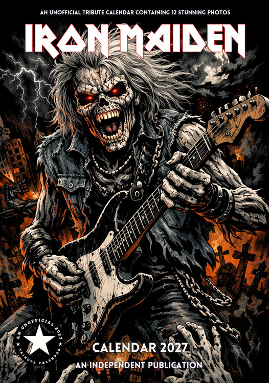 Kalender 2027 Iron Maiden