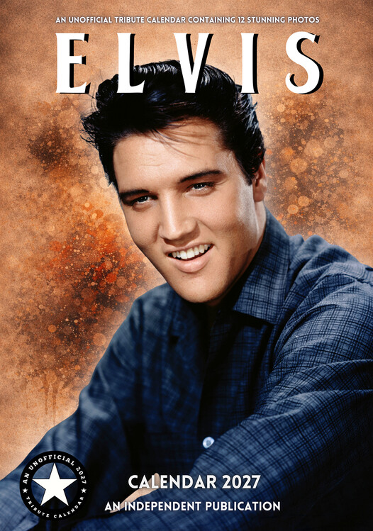 Naptár 2027 Elvis Presley