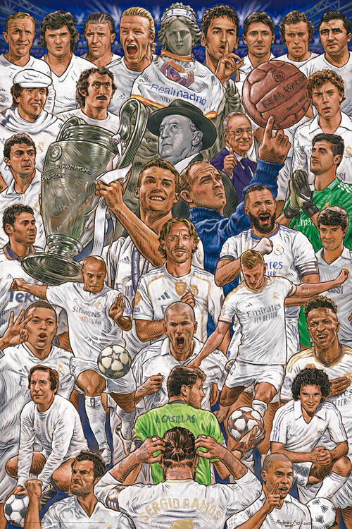 Poster Morales De Los Rios - Real Madrid Legends