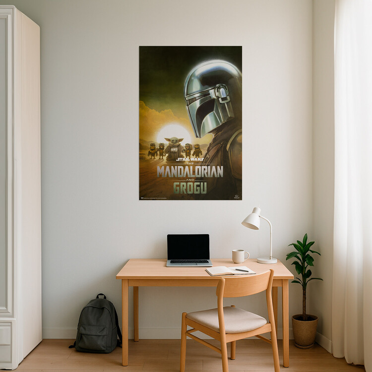 Plakát Star Wars: The Mandalorian and Grogu - Din Djarin | Obraz na zeď ...