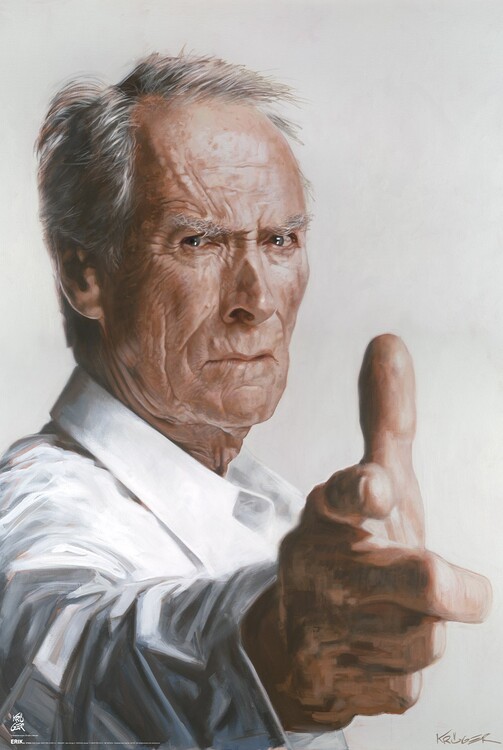 Poster Sebastian Kruger - Clint Eastwood