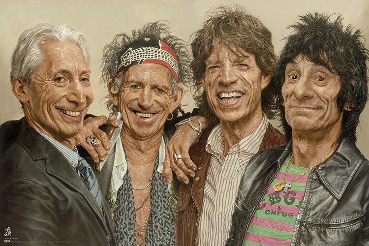 Poster Sebastian Kruger - The Rolling Stones