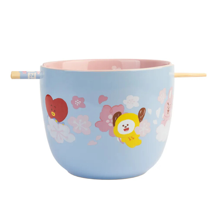 Ramen-Set mit Schüssel und Stäbchen BT21