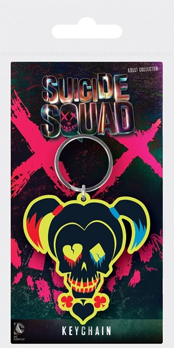 Portachiavi Suicide Squad - Harley Quinn Skull