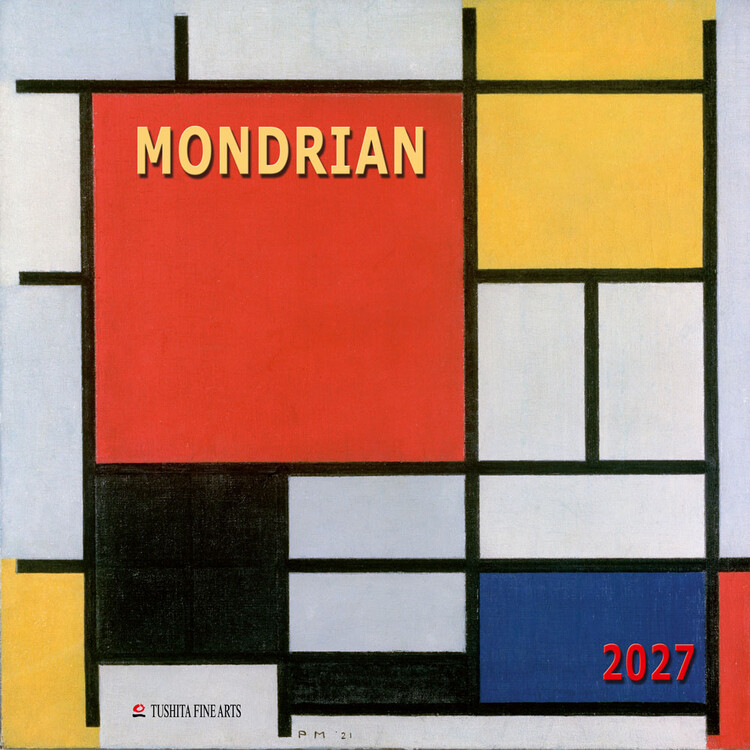 Calendario 2027 Piet Mondrian | 16 mesi