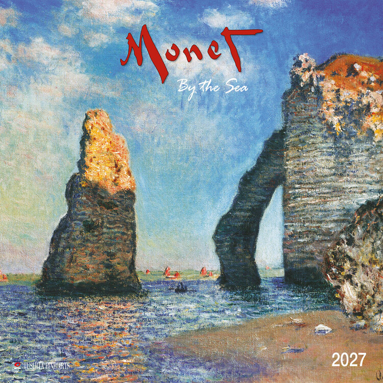 Kalendář 2027 Claude Monet – U moře | 16měsíční