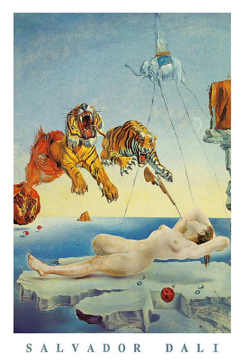 Poster Salvador Dali - Dream Caused By A Bee Flight