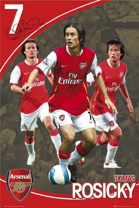 Poster Arsenal - rosicky 07/08