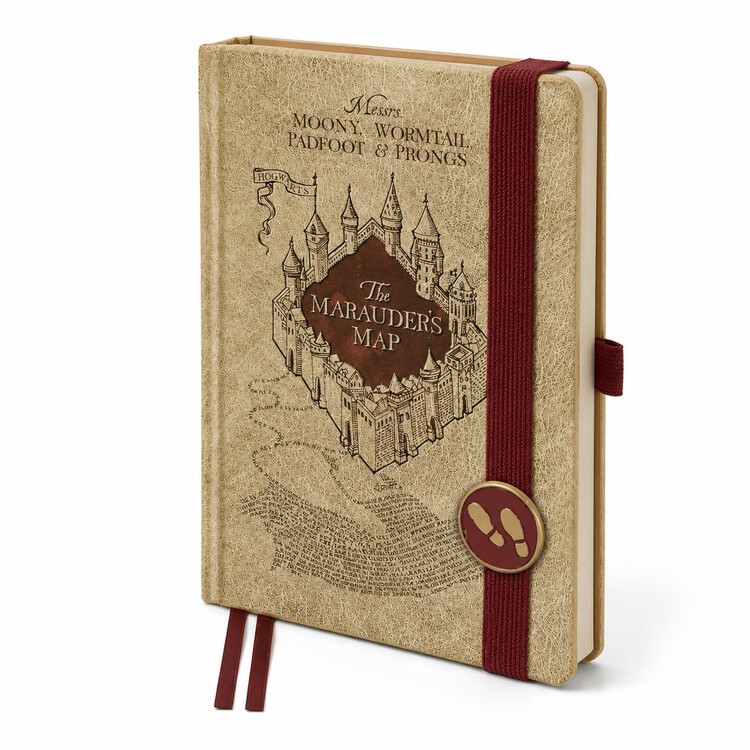 Notesbog Harry Potter  - Marauders Map
