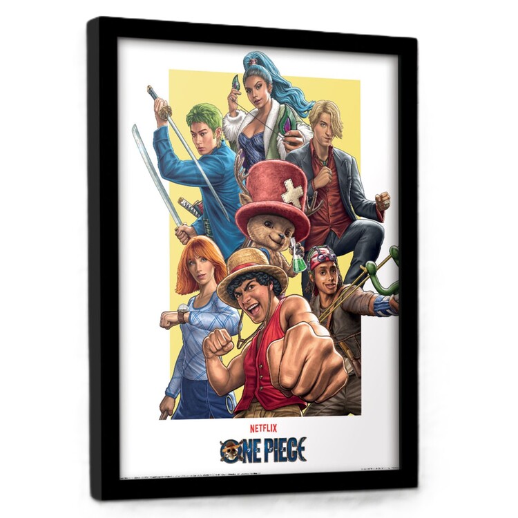 Oprawiony plakat One Piece: Live Action S2 - Crew