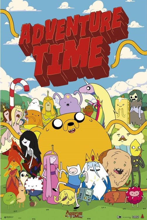 Poster Abenteuerzeit - personajes
