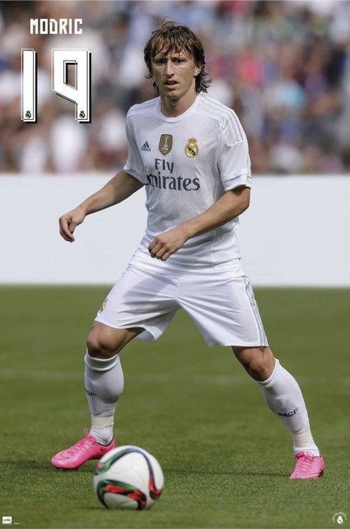 Plakát Real Madrid 2015/2016 - Modric accion