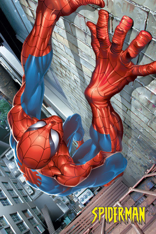 Poster SPIDER-MAN - klettern