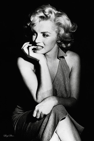 Poster Marilyn Monroe - sitting