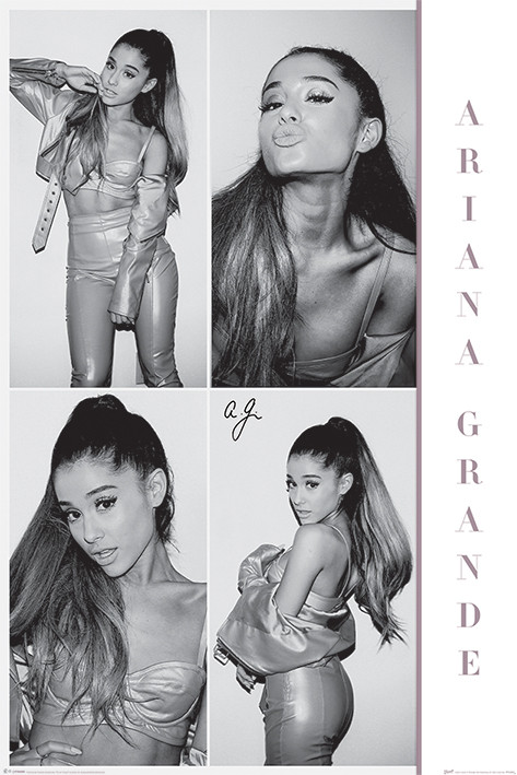 Plakát, Obraz - Ariana Grande - Black & White, (61 x 91.5 cm)