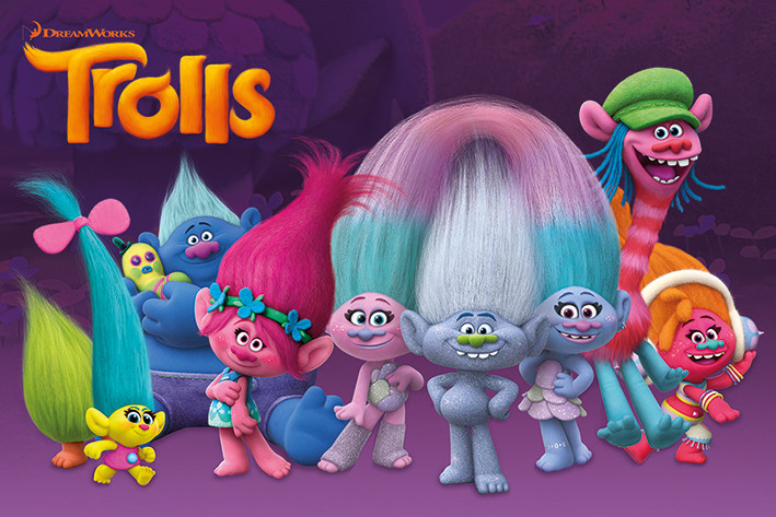 Poster Trolls - Characters