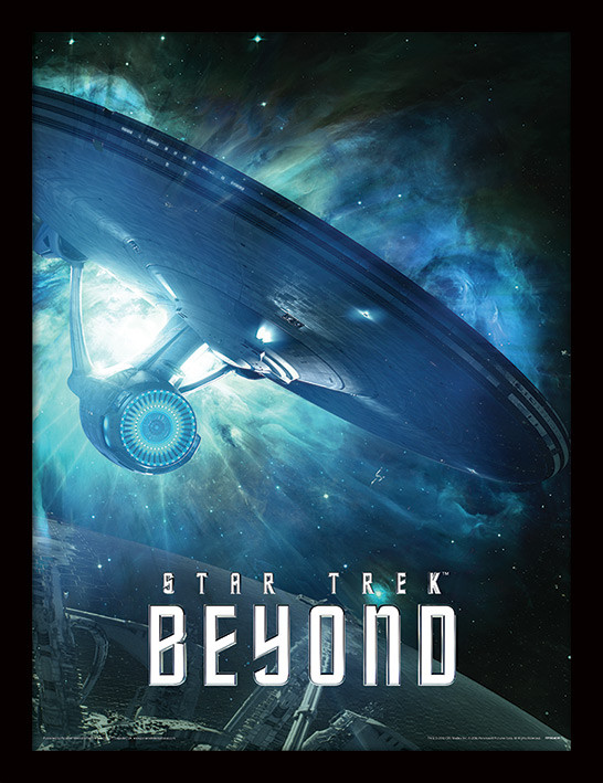 Ingelijste poster Star Trek Beyond - Enterprise