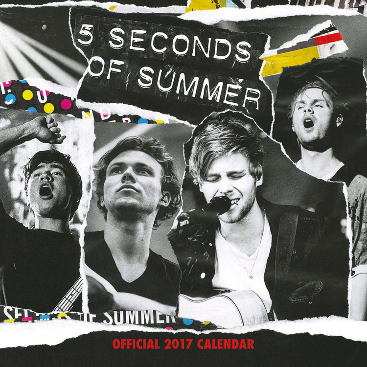 Calendario 2027 5 Seconds of Summer