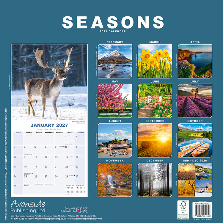 Calendar 2027 Seasons