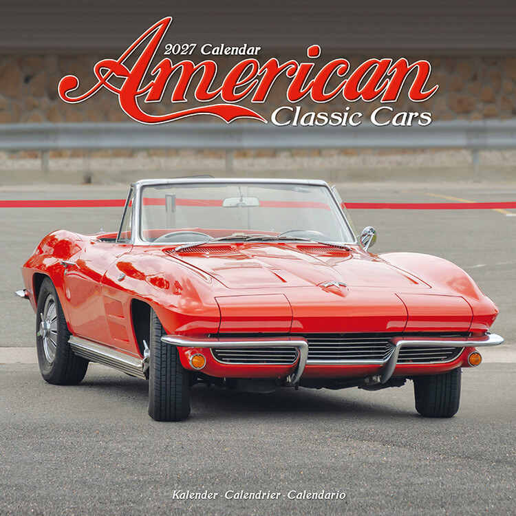 Kalender 2027 Amerikanische Oldtimer