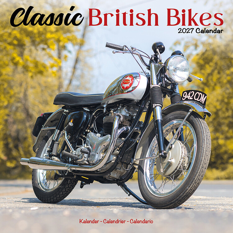 Kalender 2027 Klassische britische Motorräder