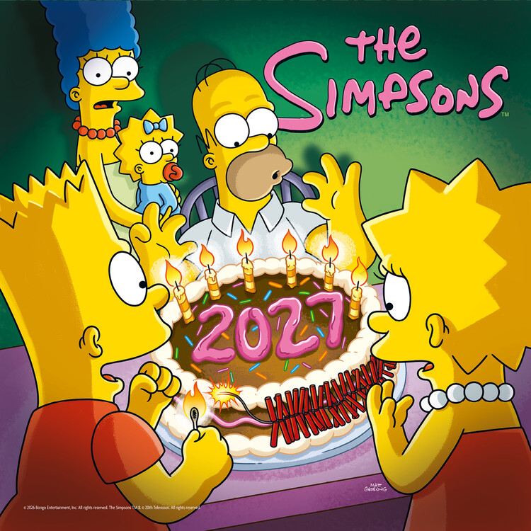 Kalender 2027 The Simpsons