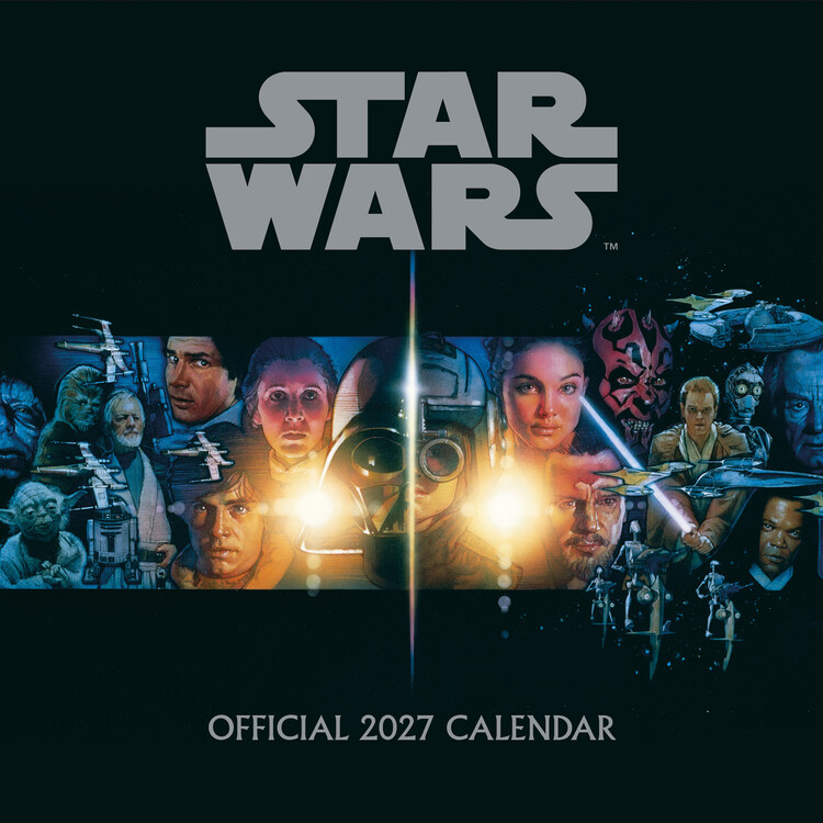 Kalendář 2027 Star Wars - Classic