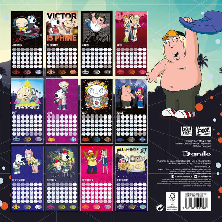 Calendario 2027 I Griffin