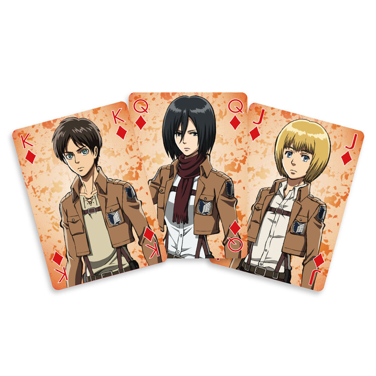 Playing cards Attack on Titan