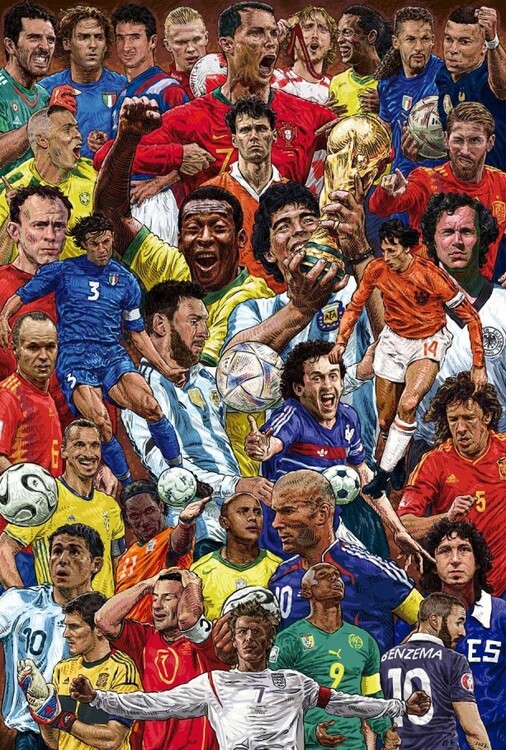 Poster Legendary Footballers