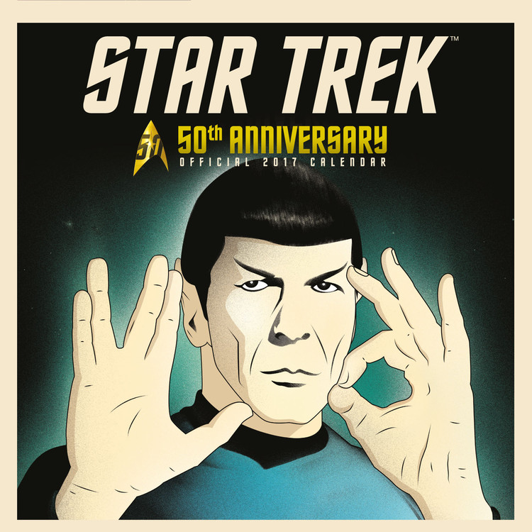 Calendario 2027 Star Trek: 50th Anniversary
