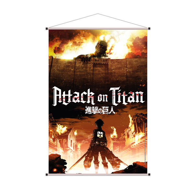 Stoffen poster Attack on Titan - Colossal Titan