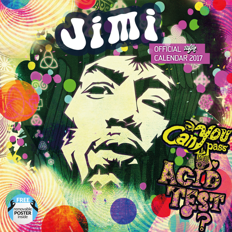 Naptár 2027 Jimi Hendrix