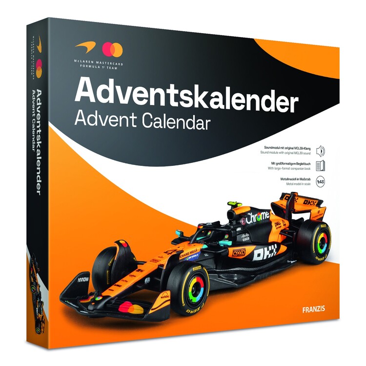 Adventní kalendář Formula 1 - McLaren