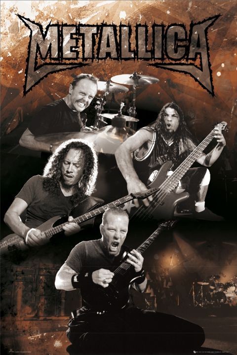 Poster Metallica - group