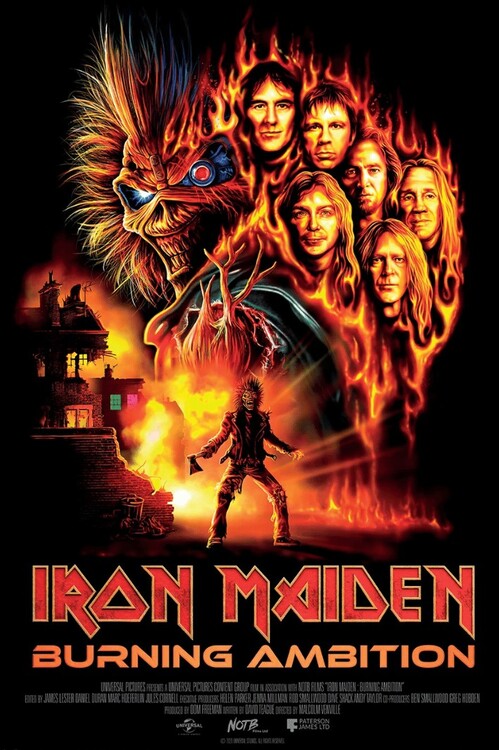 Plakát Iron Maiden - Burning Ambition