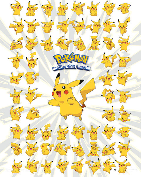 Poster Pokemon - Pikachu