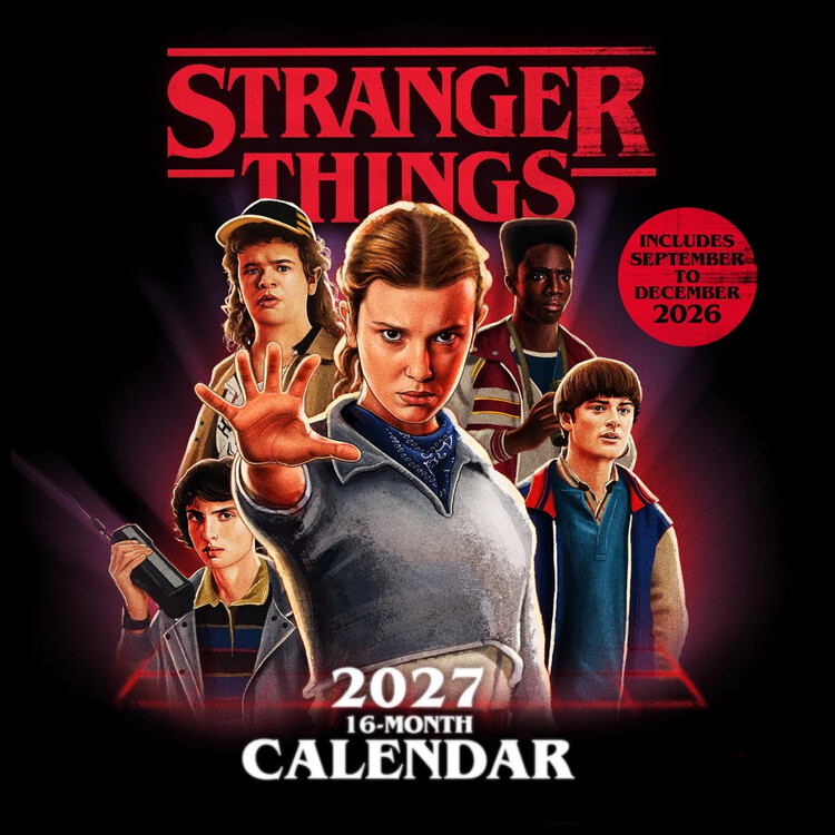 Kalendář 2027 Stranger Things