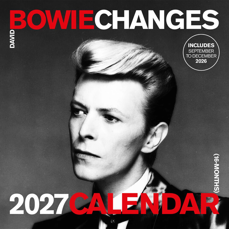 Kalendář 2027 David Bowie - Changes