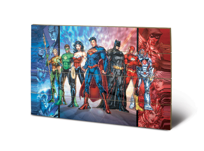 Poster su legno DC Comics - Justice League United
