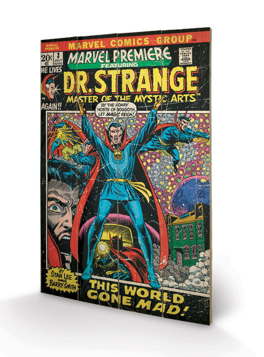 Poster su legno Dottor Strange  - This World Gone Mad