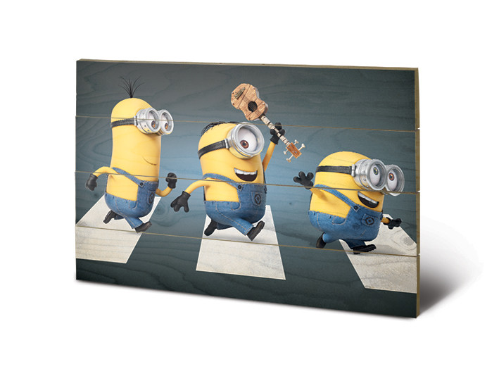 Poster su legno Cattivissimo me - Abbey Road