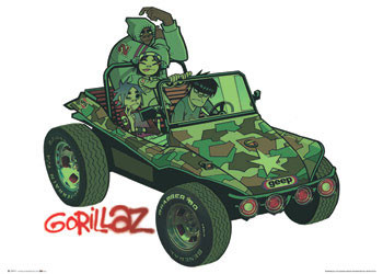 Poster Gorillaz - album