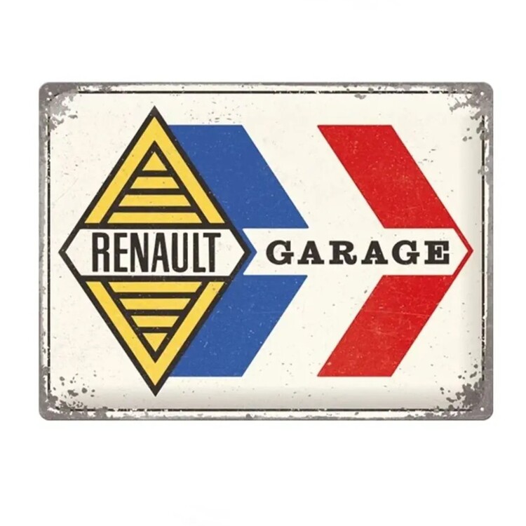 Fém tábla Renault - Garage