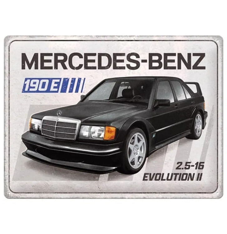 Metallschild Mercedes-Benz - 190E
