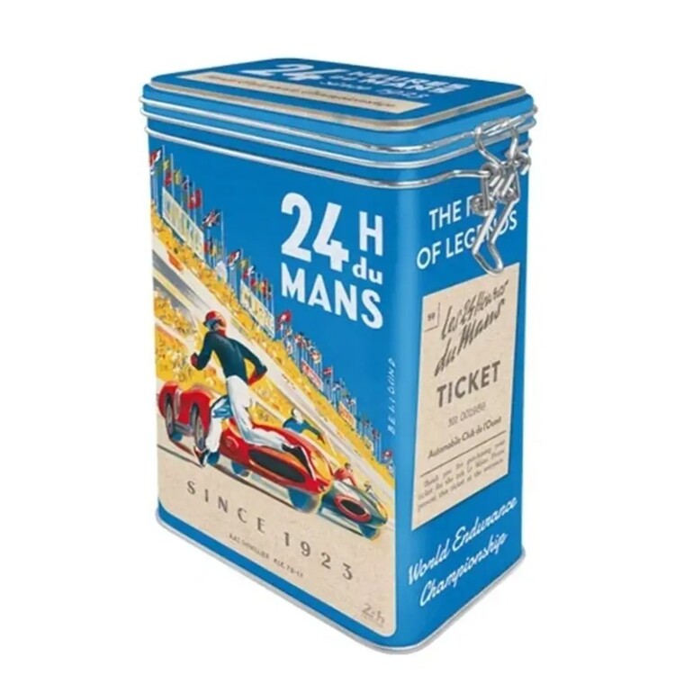 Blechdose 24h Le Mans - Racing Poster Blue