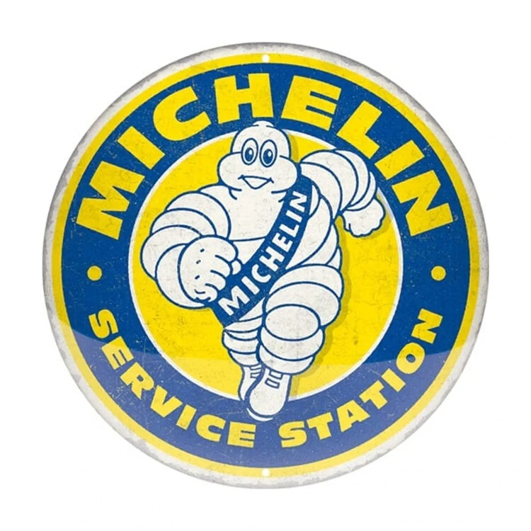 Plechová cedule Michelin - Service Station