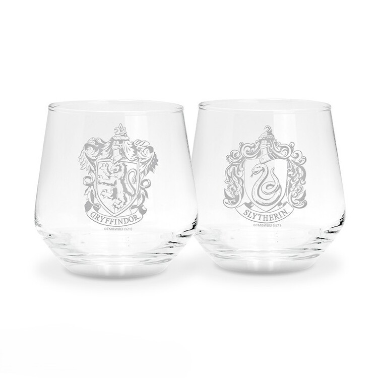 Bicchiere Harry Potter - Gryffindor & Slytherin