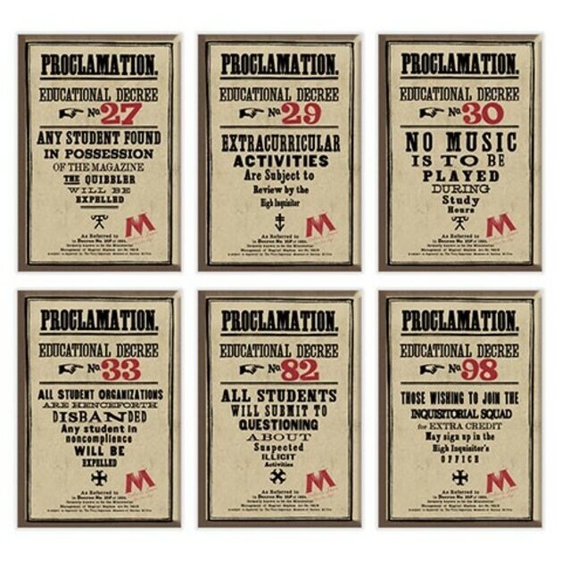 Magneter Harry Potter - Proclamations